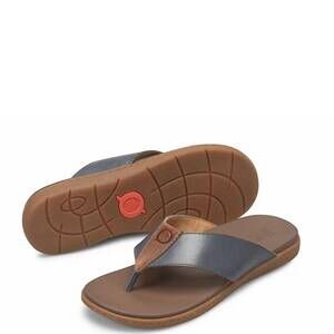 NEW BORN men's gavin leather sandals in navy
